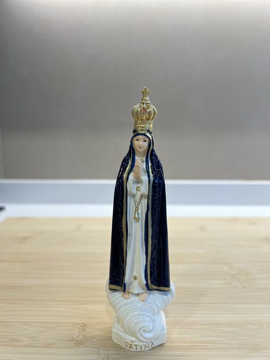 Our Lady of Fatima 15cm Statue - Nossa Senhora de Fatima Manto azul