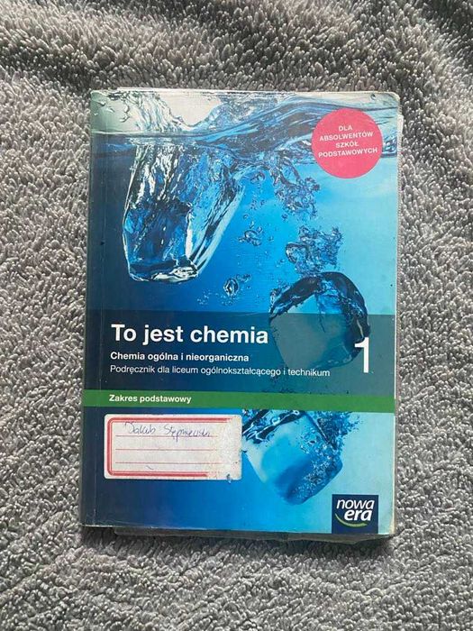 Podręcznik To jest chemia 1 - zakres podstawowy