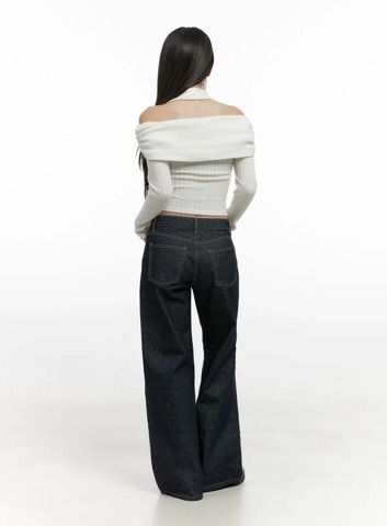 Jeansy wide leg Lewkin NOWE