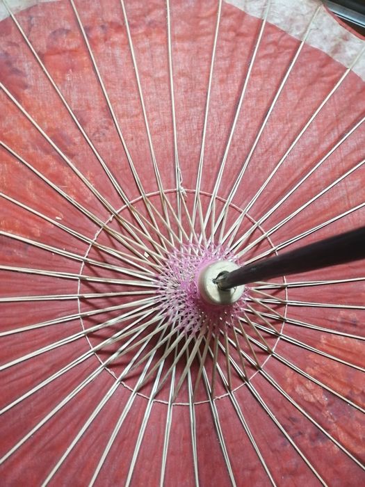 Japoński  parasol przeciwsłoneczny , ręcznie malowany