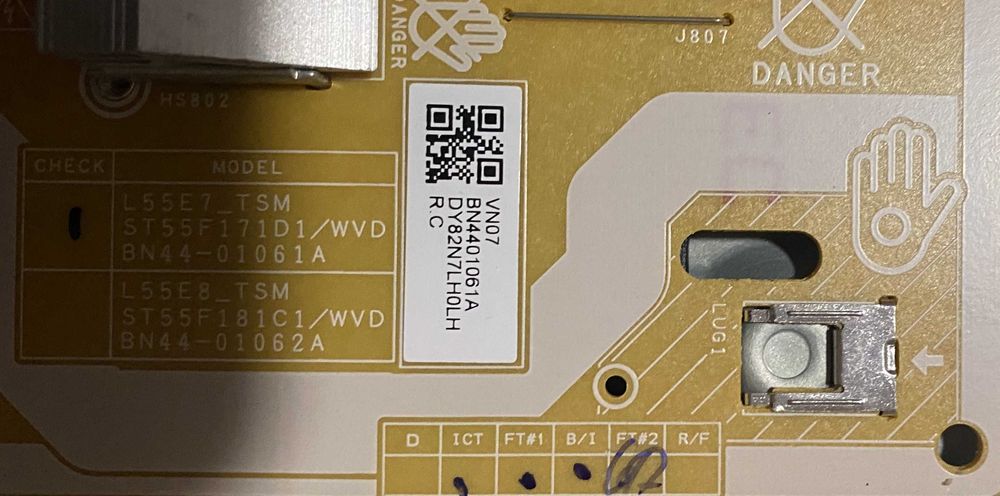 Samsung UE55TU8505U Peças BN44.01061A BN41.02756C BN94.15765R Testadas