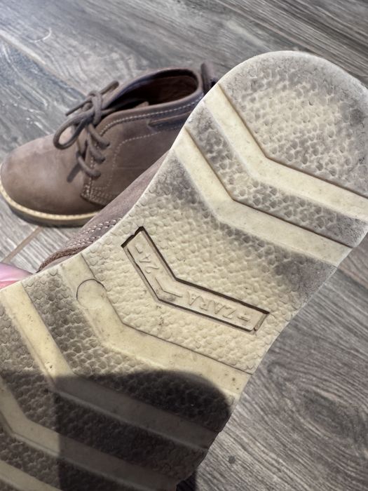 Jesienne buty chłopięce skórzane Zara rozmiar 24