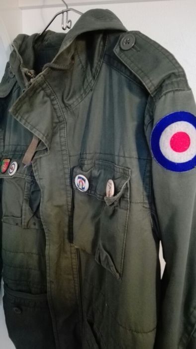 Casaco Parka inglesa Mod, tamanho L
