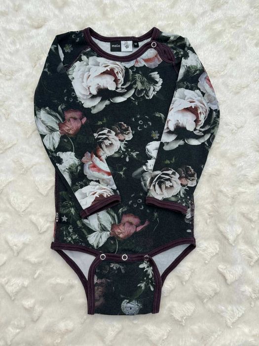 Molo body na długi rękaw w kwiaty 92