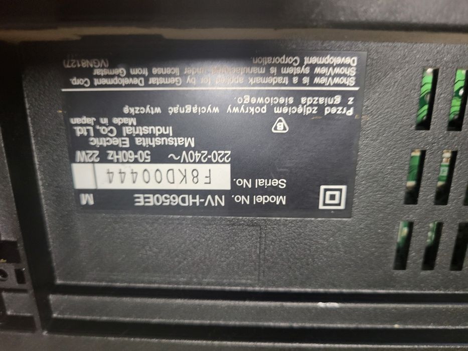 panasonic HV-HD650ee,