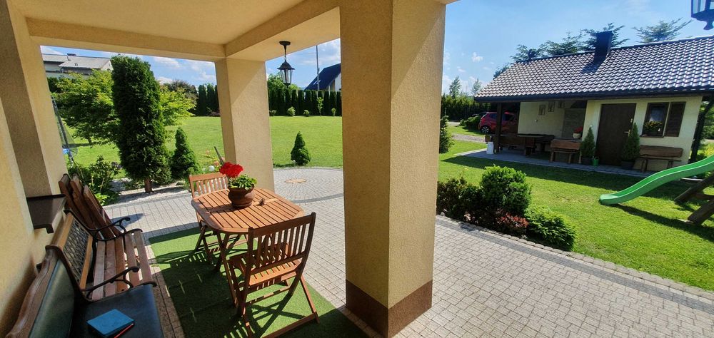 OGRÓD i DOMEK w górach Brenna k Ustroń Wisła Beskidy Apartament Nocle