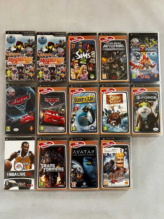 Gry na psp zestaw