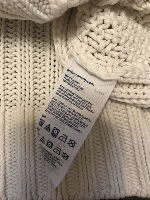 Kremowy męski sweter Hilfiger Denim r. L