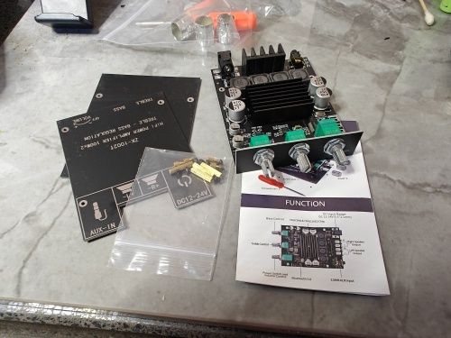 ZK-1002T усилитель мощности 2*100W, cs8673e підсилювач потужності AUX