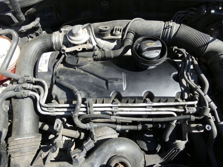 SILNIK BKC SEAT LEON II VW GOLF 5 V 1.9 TDI KOMPLETNY Z OSPRZĘTEM