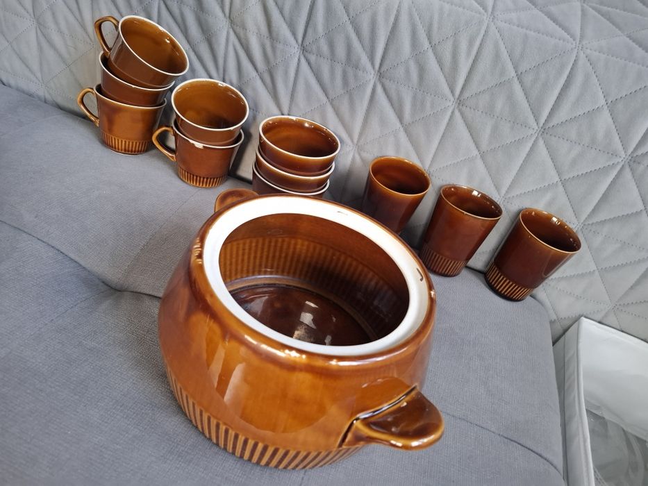 Zestaw porcelany Zakładach Porcelitu Stołowego „Pruszków” 12 szt