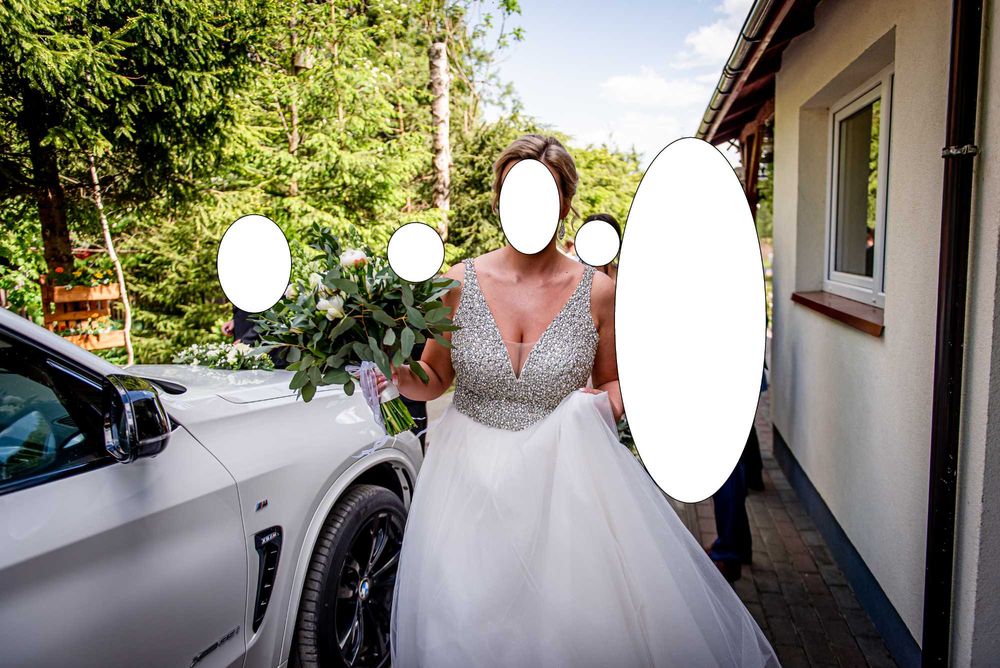Suknia Ślubna Księżniczka wesele ślub Piękna jak nowa !