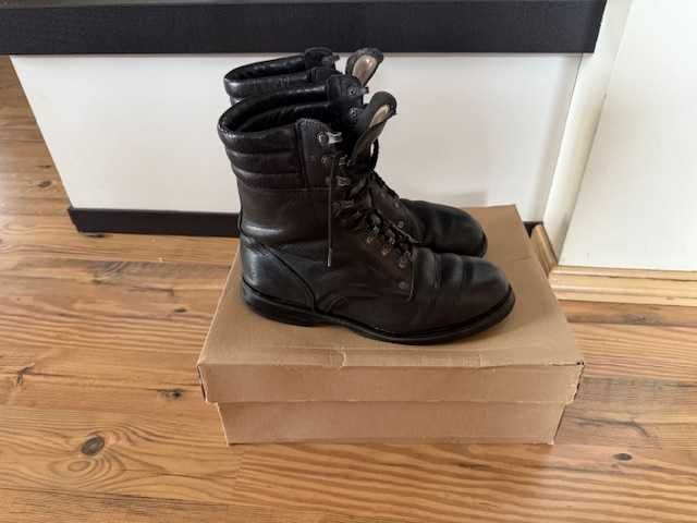 Buty wojskowe skórzane