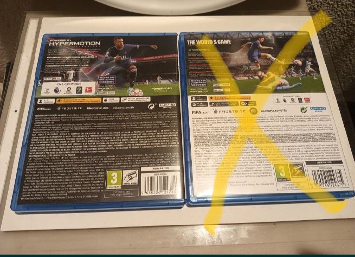 FIFA 22 como novo Ps5