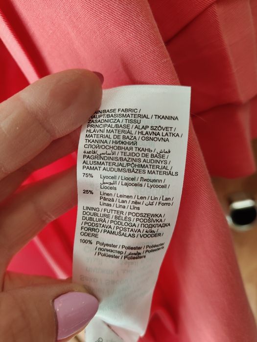 Żakiet marynarka Orsay, rozmiar 38, koralowy, NOWY