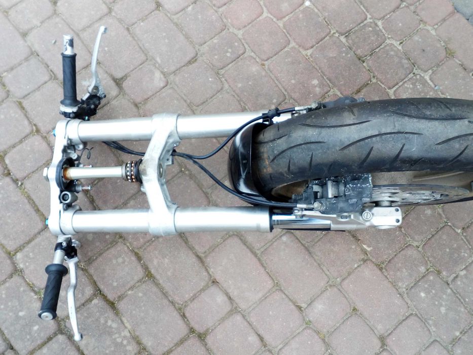 cafe racer zawieszenie lagi półki koło tarcze cały przód  komplet