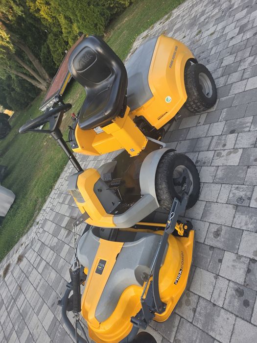 Stiga Park 4WD 17 HP HONDA WSPOMAGANIE 3 noże elektrycznie regul Traktorek Kosiarka