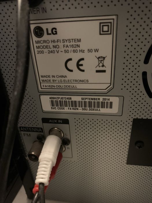 Aparelhagem LG + Colunas