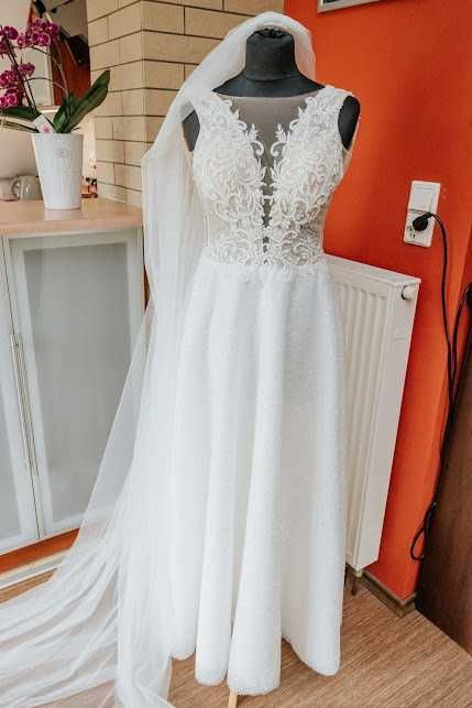 Suknia ślubna XS S 34 36 Margarita