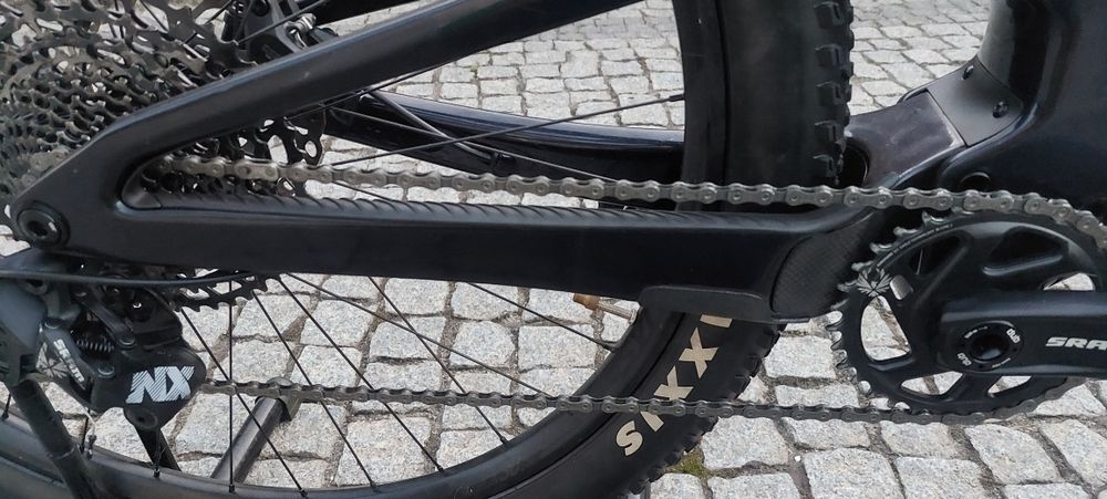 bicicleta Scott Spark Rc comp Blue em Carbono