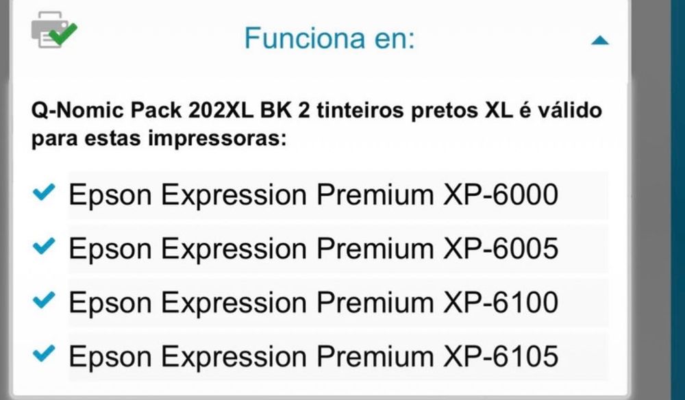 Pack tinteiros 202XL Q-Nomic - novos