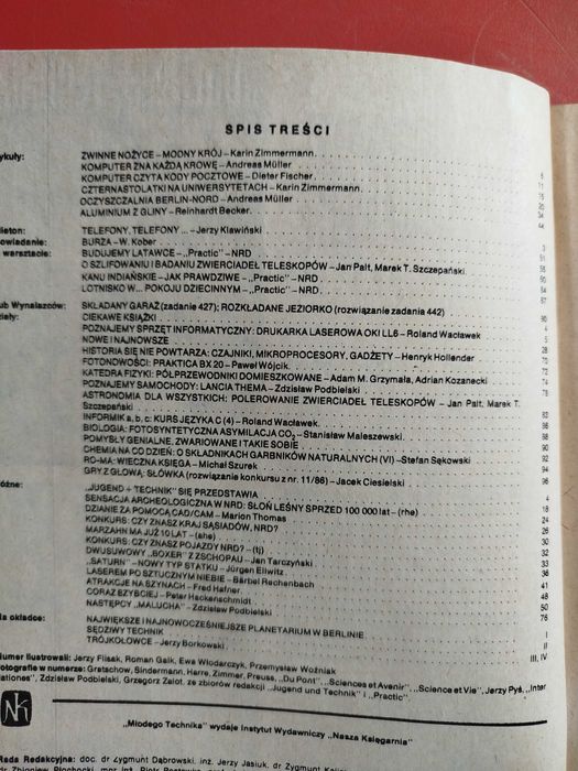 Młody technik nr 6/1988, czerwiec 1988