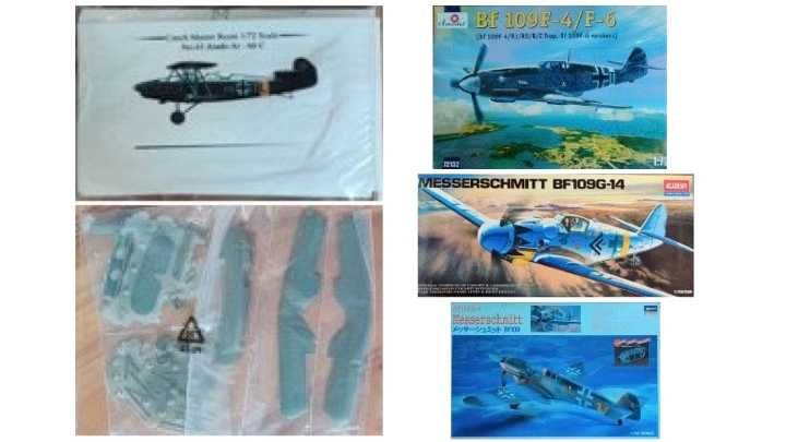 Kits 1/72 Aviões Alemães