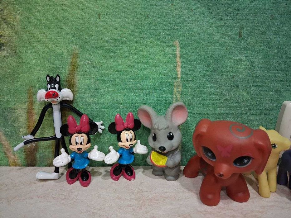 Фігурки Поняшки свинка Пеппа Мінні Маус Три кота Карамелька Джордж