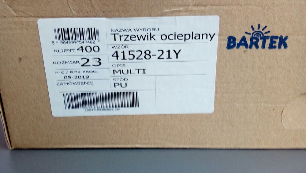 Trzewiki ocieplane Bartek 21Y rozm 23