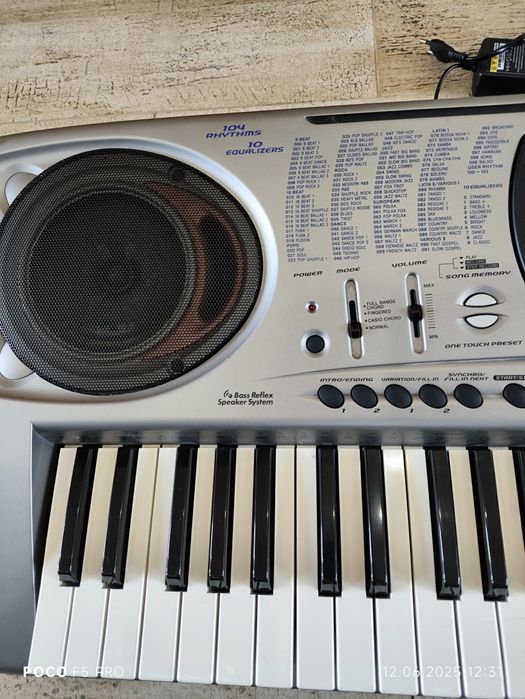 Синтезатор Casio CTK-671 динамічні клавіші.