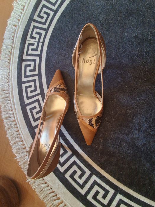 Nowe z naturalnej skóry buty Firmy högl