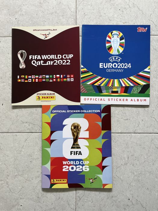 Cadernetas Mundial 2026 Cadernetas MUNDIAL  QATAR 2022  ….. Alemanha Euro 2024  ….. Mundial 2026