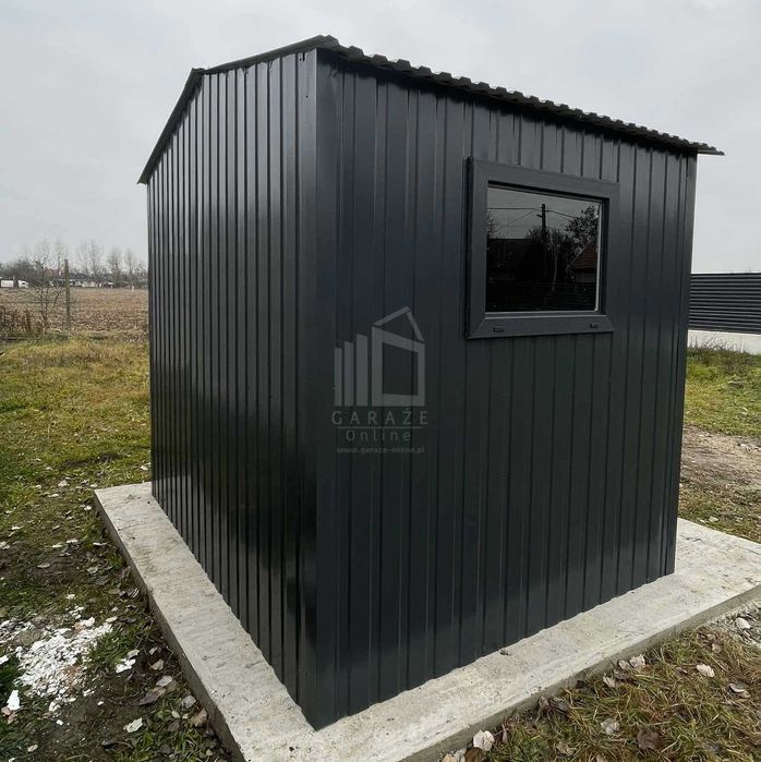 Schowek Domek Ogrodowy 2,5X2M Drzwi Okno Dach Dwuspadowy  Id916