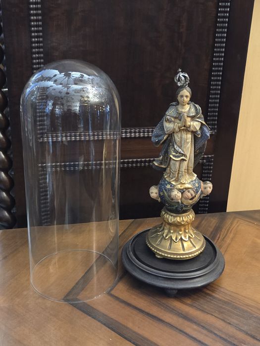 Senhora da Conceição em madeira