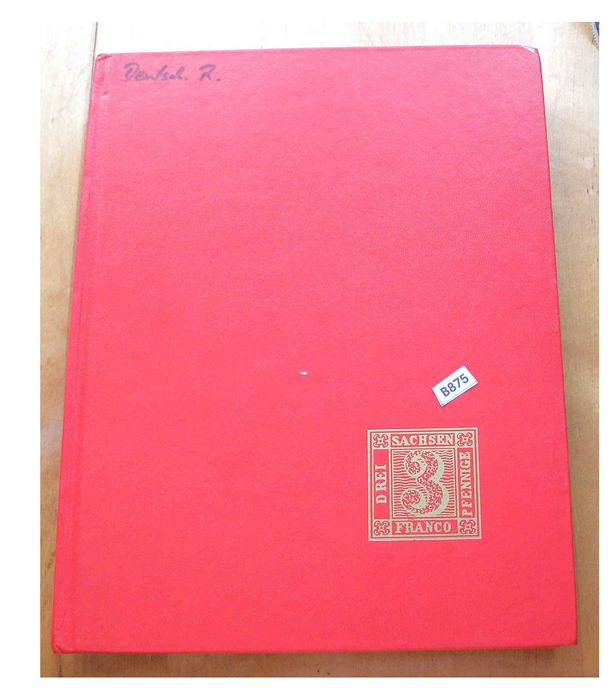 Klaser ze znaczkami, znaczki pocztowe B875