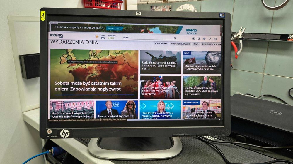 Monitor HP L2245w – 22 cale – używany, sprawny Monitor 1