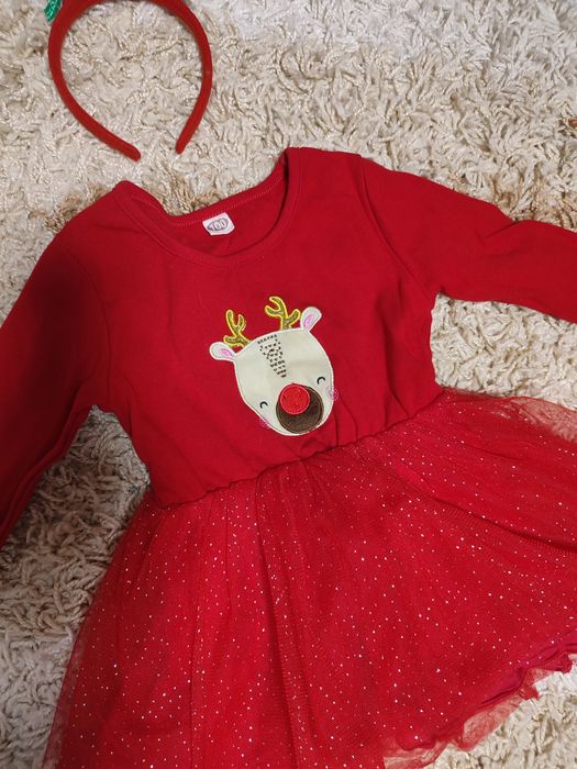 Новорічний наряд сукня туніка Різдвяний олень