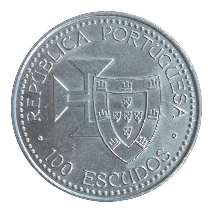 Portugal. Moeda 100 escudos Madeira & Porto Santo 1989