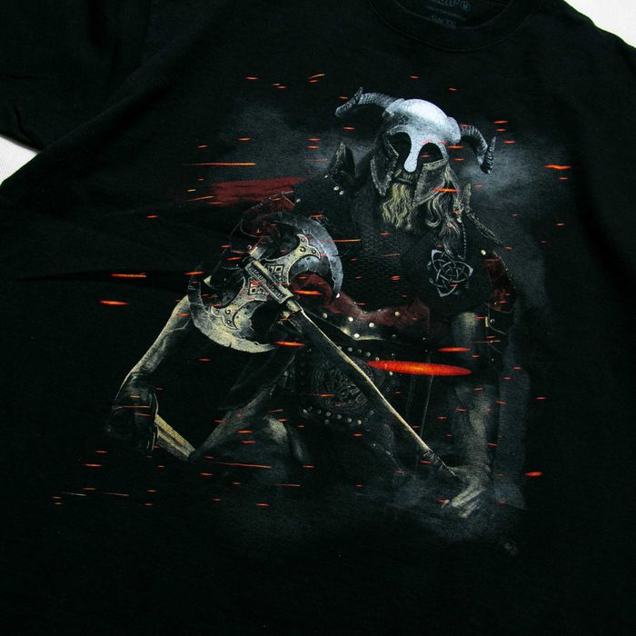 EMP Viking t-shirt z nadrukiem XXL