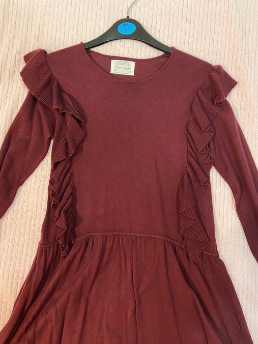 Vestido malha fina Zara