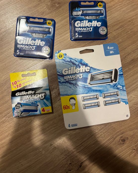 wkłady do maszynki gillette mach 3 turbo