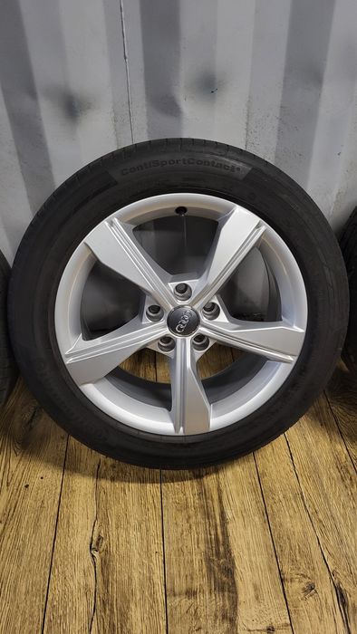 Alufelgi Audi S-line 17" 5x112 z oponami 225/50 R17 A4 B9 B8 A5 A6