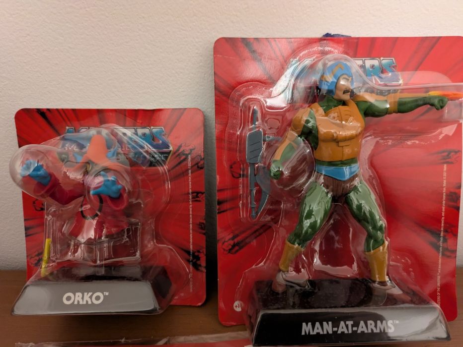 C NOVO e SELADO " MOTU - Masters of Universe - MAN-AT-ARMS + ORKO "