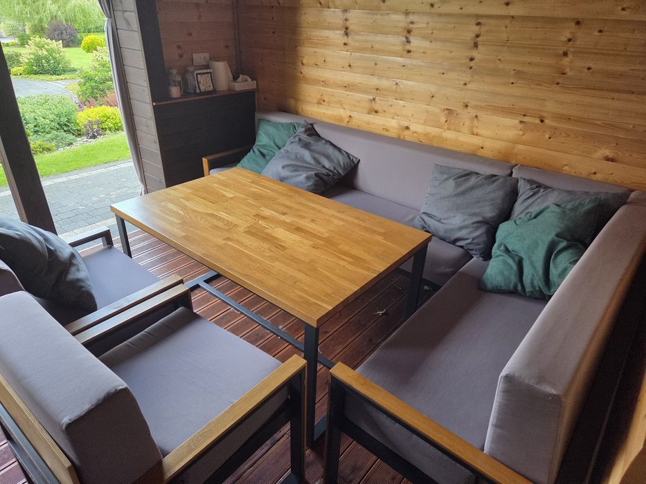 Meble ogrodowe dębowe