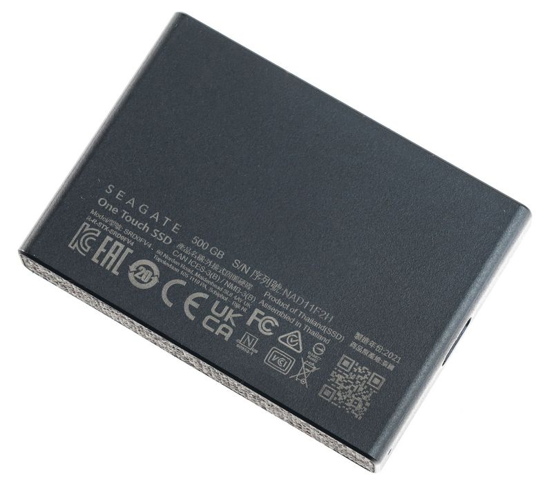 Obudowa Z Elektroniką Po Dysku Ssd Seagate One Touch 500Gb