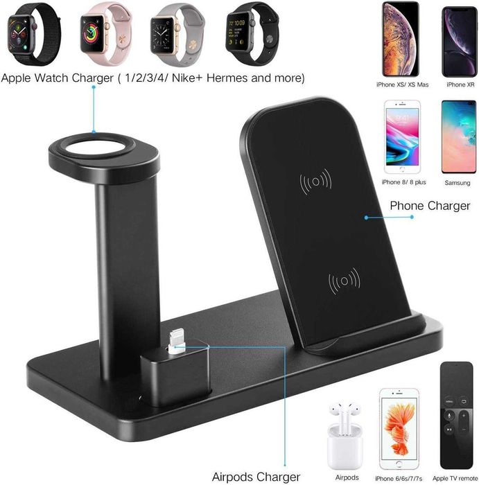 MNBVC ładowarka indukcyjna 3w1 iPhone Watch 10W