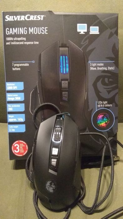 Zestaw gracza słuchawki i myszka