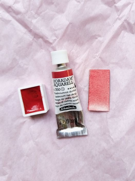 Schmincke Horadam Cadmium Red Deep Akwarela