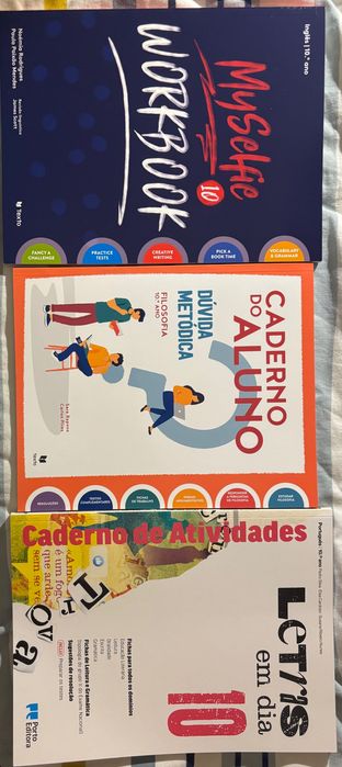•NOVO• Cadernos de Atividades 10º Ano: Português, Filosofia e Inglês