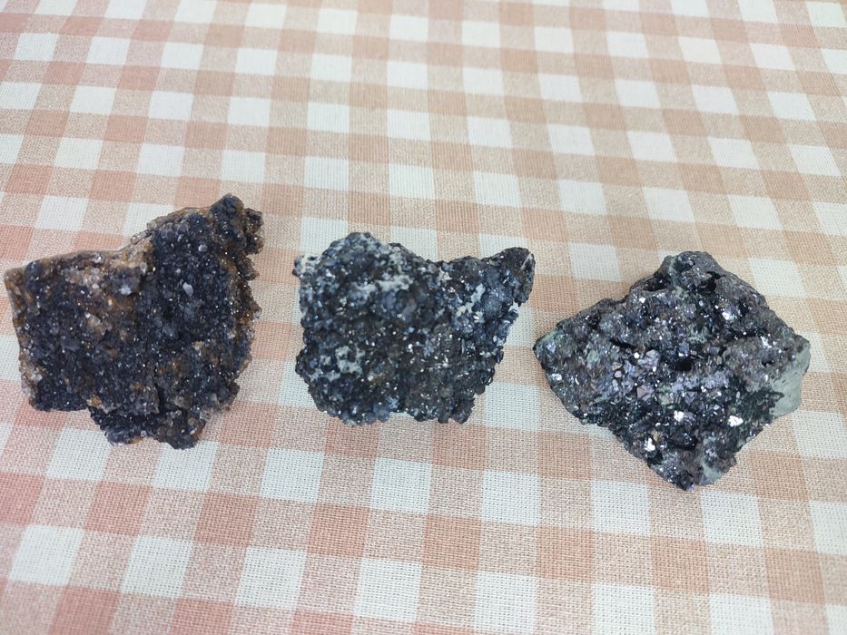 Minerais coleção esfarelite galena